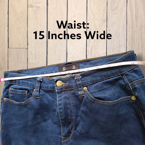 Forever 21 Premium Denim Stretch Skinny Zip Bottom Jeans Size 29 - Picture 6 of 12